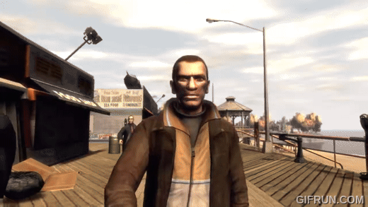 Gif Niko Bellic Grand Theft Auto IV 4